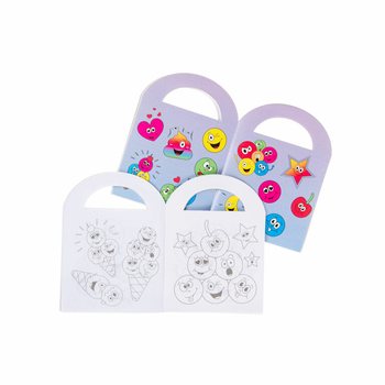 S&aacute;ch t&ocirc; m&agrave;u Smiley nhỏ k&egrave;m nh&atilde;n d&aacute;n (48 cuốn)