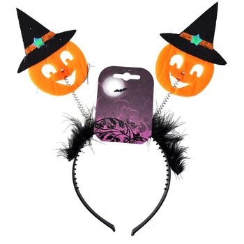 Bờm T&oacute;c Halloween H&igrave;nh B&iacute; Ng&ocirc; (Set 6 c&aacute;i)
