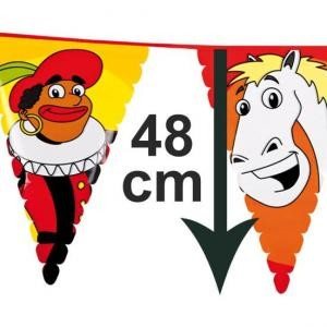 D&acirc;y Cờ Trang Tr&iacute; Sinterklaas & Piet Lớn 6 M&eacute;t (13 L&aacute;)