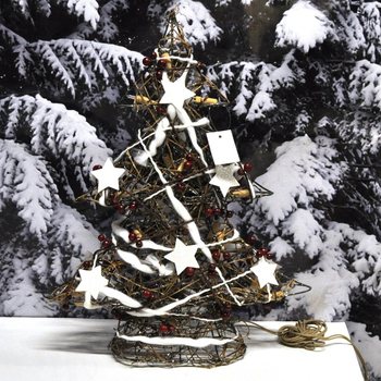 C&acirc;y Th&ocirc;ng Noel Trang Tr&iacute; Ph&aacute;t S&aacute;ng Lớn 50 cm (1 c&aacute;i)