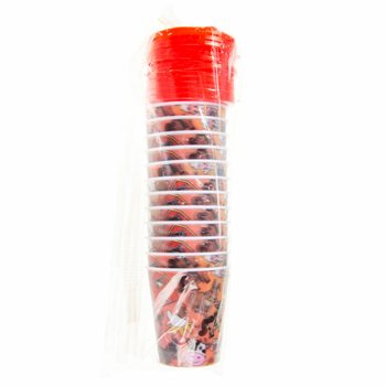 Ly uống nước chủ đề trang trại c&oacute; ống h&uacute;t (12 c&aacute;i)