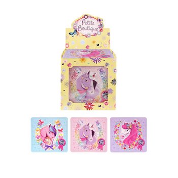 Tranh Ghép Hình Ngựa / Pony 13 x 12 cm trong Hộp Trưng Bày (108 chiếc)