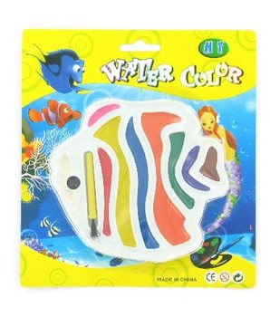 Bộ M&agrave;u Nước - H&igrave;nh Con C&aacute; Tr&ecirc;n Vỉ (12 bộ)