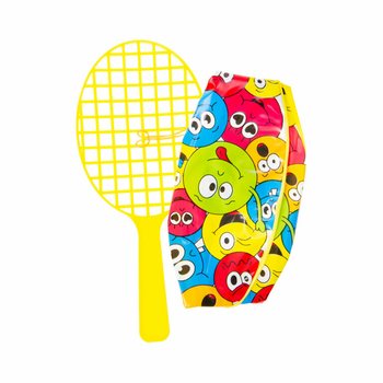 Vợt Paddle k&egrave;m B&oacute;ng - Smiley (12 c&aacute;i)