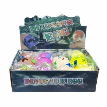 Trứng Khủng Long Squeeze Đồ Chơi B&oacute;p Tay Hộp Trưng B&agrave;y (12 chiếc)