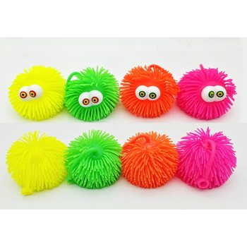 B&Oacute;NG PUFFER C&Oacute; MẮT - 10CM - TRONG HỘP TRƯNG B&Agrave;Y (12 c&aacute;i)