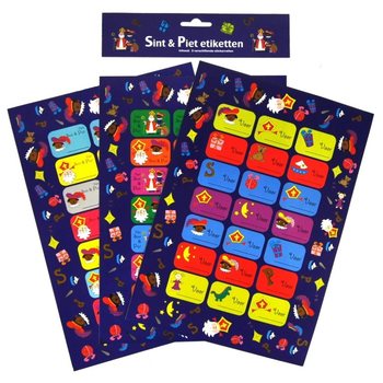 3 TỜ - NH&Atilde;N QU&Agrave; TẶNG SINTERKLAAS (12 chiếc)