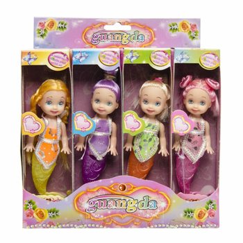 Búp Bê Nàng Tiên Cá Nhỏ Trong Hộp Trưng Bày (16 chiếc)