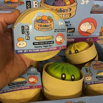 RAGE - Squishy Bun Dumplings LỚN - ONE SET PU FOAM SQUISHY EDITION (12 c&aacute;i)