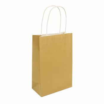 Túi Giấy Có Quai - 14x21x7cm - Màu: VÀNG (24 chiếc)