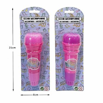 Micro Tạo Tiếng Vang M&agrave;u Hồng Cho B&eacute; G&aacute;i Đ&oacute;ng Thẻ (12 c&aacute;i)