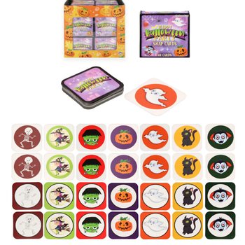 TR&Ograve; CHƠI TR&Iacute; NHỚ NHỎ - MẪU: HALLOWEEN - TRONG HỘP TRƯNG B&Agrave;Y (64 c&aacute;i)