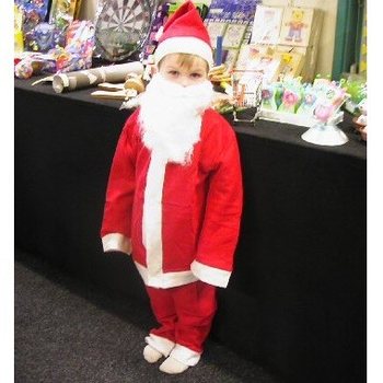 Trang Phục Ông Già Noel Cho Trẻ Em | Bộ 4 Món Hóa Trang