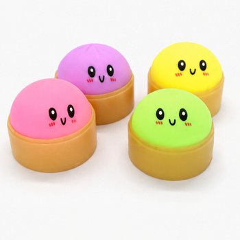 RAGE - Đồ Chơi Squishy B&aacute;nh Bao Dumpling NHỎ (K&iacute;ch thước 5.5 x 5.5 x 3 Cm) - Fidget Toy Viral 2026 (24 C&aacute;i)