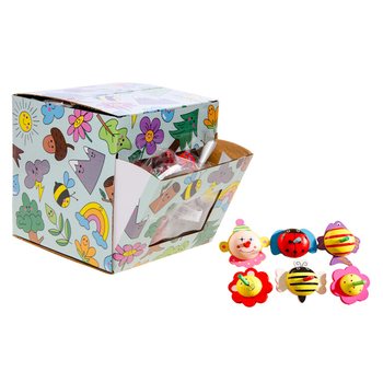 CON QUAY GỖ MIX DESIGN - K&Egrave;M KHAY TRƯNG B&Agrave;Y (30 c&aacute;i)