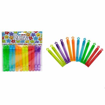 Que Thổi Bong B&oacute;ng H&igrave;nh Ng&ocirc;i Sao M&agrave;u Sắc (12 chiếc)