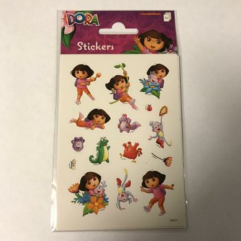 Tờ Hình Dán Dora, Kích Thước 16 x 9 Cm (10 cái)