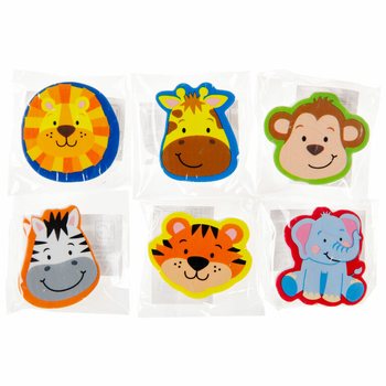 Mix G&ocirc;m Tẩy Động Vật Hoang D&atilde; Trong Hộp Trưng B&agrave;y (36 c&aacute;i)