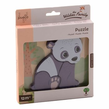 JOUECO - BỘ ĐỒ CHƠI GH&Eacute;P H&Igrave;NH GỖ THE WILDIES FAMILY - Từ 12 Th&aacute;ng (12 bộ)