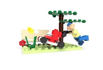 Bộ lắp r&aacute;p Sluban Pat & Mat với m&aacute;y cắt cỏ (1 bộ)