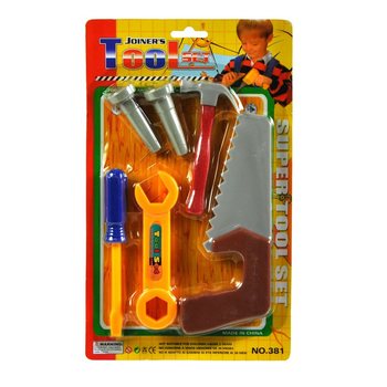 Bộ Dụng Cụ Đồ Chơi Trẻ Em Vỉ Treo (6 chiếc)