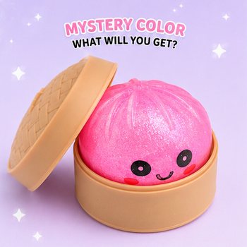 RAGE - Đồ Chơi Squishy SUGAR EDITION B&aacute;nh Bao Dumplings NHỎ (5.3 x 5.3 x 4.1 Cm) Viral 2026 Fidget Toy (24 C&aacute;i)