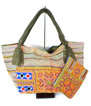 Túi B-FAIR Brocante Lớn Màu Xanh Lá (1 chiếc)
