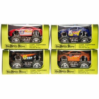 Xe Cảnh S&aacute;t Monster Truck Trong Hộp Trưng B&agrave;y (12 chiếc)
