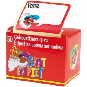 50 NH&Atilde;N D&Aacute;N QU&Agrave; TẶNG SINTERKLAAS DẠNG CUỘN (Bộ 10 cuộn)