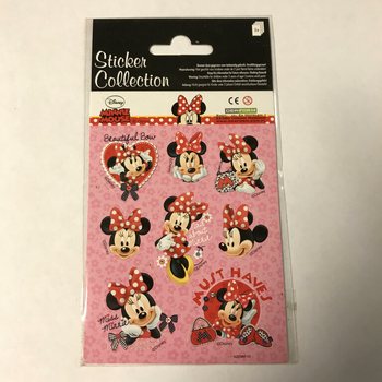Tấm Nhãn Dán Disney Minnie Mouse - 16 x 9 cm (10 bộ)