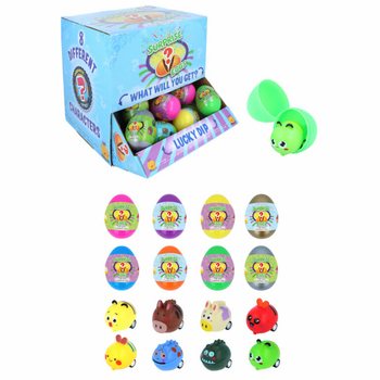 Hộp Trưng Bày Trứng Bất Ngờ Động Vật Nông Trại Kéo Lùi (48 chiếc)