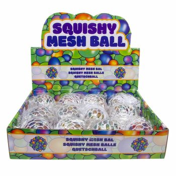 B&Oacute;NG LƯỚI SQUISHY TRONG HỘP TRƯNG B&Agrave;Y (12 c&aacute;i)