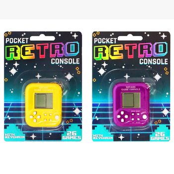 M&Aacute;Y CHƠI GAME RETRO BỎ T&Uacute;I K&Egrave;M M&Oacute;C KH&Oacute;A - 26 TR&Ograve; CHƠI (6 c&aacute;i)