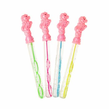 Gậy Thổi Bong B&oacute;ng H&igrave;nh Ngựa 25 cm k&egrave;m Khay Trưng B&agrave;y (24 chiếc)