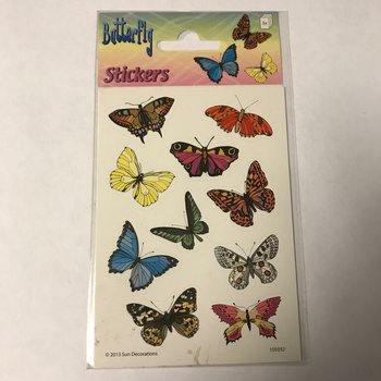 Tấm Nhãn Dán Hình Bướm, Kích thước 16 x 9 Cm (Set 10 Cái) - Bán Sỉ