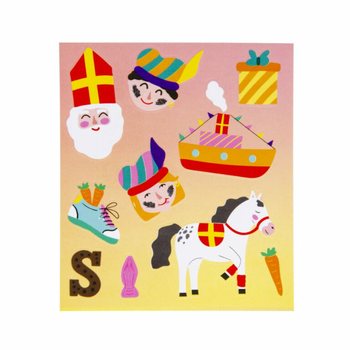H&Igrave;NH D&Aacute;N VUI NHỘN - MẪU: SINTERKLAAS (120 chiếc)