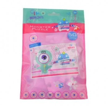 I LOVE MONSTERS Bộ xếp hình cho bé gái, 50 mảnh (36 bộ)