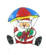 Bảng Trang Tr&iacute; Gi&aacute;ng Sinh - &Ocirc;ng Gi&agrave; Noel Nhảy D&ugrave; (6 c&aacute;i)