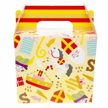 Hộp Thực Đơn SINTERKLAAS / Hộp Qu&agrave; Tặng 14x10x17 cm (12 chiếc)