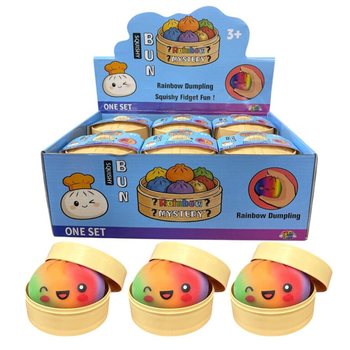 RAGE - RAINBOW Squishy Bun Dumplings LỚN (8.5 x 8.5 x 4.8 Cm) - Đồ chơi Viral 2026 (12 cái)