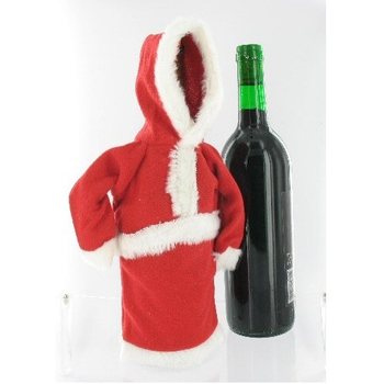 &Aacute;o Len Bọc Chai Rượu Vang &Ocirc;ng Gi&agrave; Noel (12 c&aacute;i)