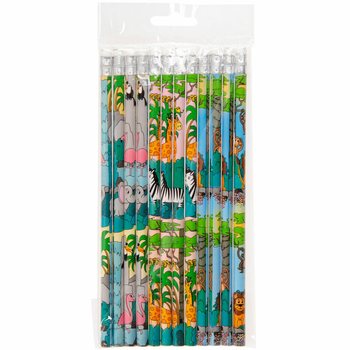 B&uacute;t Ch&igrave; Động Vật Rừng Xanh (12 chiếc)