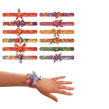 Vòng Tay Slap Hình Động Vật (12 Cái)