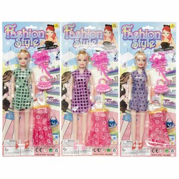 B&uacute;p B&ecirc; Thời Trang K&egrave;m V&aacute;y Vỉ Treo (12 c&aacute;i)