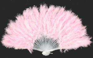 Quạt Tay Lông Vũ Plush (12 cái)