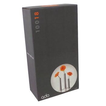 QDO - Bộ 3 B&igrave;nh Hoa Inox Cho 1 B&ocirc;ng Hoa (1 bộ)