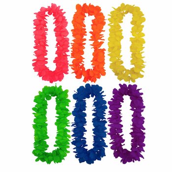 Vòng Hoa Hawaii Dạ Quang Neon Mix Màu (12 chiếc)
