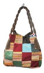 Mã SP: 97728 - TÚI PATCHWORK B-FAIR NHỎ MÀU NÂU (1 cái)