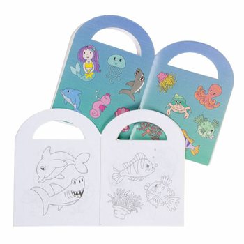 S&aacute;ch t&ocirc; m&agrave;u Sinh vật biển k&egrave;m sticker (48 cuốn)