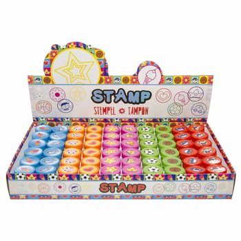 Bộ Con Dấu Đồ Chơi Nhiều Mẫu Trong Hộp Trưng B&agrave;y (60 chiếc) - B&aacute;n Sỉ